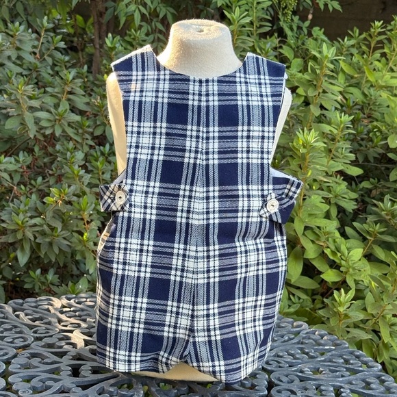 Vintage Florence Eiseman/I. Magnin plaid romper - size 2T - Picture 4 of 6
